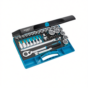 Juego de 44 piezas de llaves de carraca y vasos hexagonales Pozidriv de 1/2'' TORX con perfil cuadrado y perfil de tracción - Product Image 2