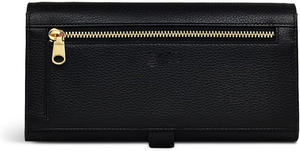 100% véritable doux et magnifiquement conçu à partir de portefeuilles à glissière en cuir de qualité supérieure noir - Product Image 6