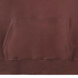 เสื้อมีฮู้ดผ้าฝ้าย100% โอเวอร์ไซส์สำหรับผู้ชายเสื้อฮู้ดไหล่สำหรับฤดูหนาวพิมพ์ลายดิจิตอลย้อมสีเรียบ - Product Image 5