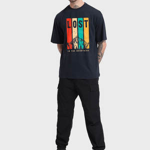 Camisetas Ligeras de Último Diseño para Hombre, de Poliéster/Algodón, al Mejor Precio, Lisas, Teñidas, Color Personalizado, Secado Rápido, Transpirables - Product Image 3