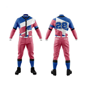 Factory Wholesale Custom Baseball Shirts Baseball Uniform Sets Uniform Baseball High Quality Jersey - Product Image 1