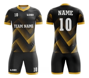 Conjunto de camisetas de fútbol personalizadas para hombres y niños 24/25 nuevas camisetas de fútbol por sublimación en blanco con logotipos de equipos servicio OEM disponible - Product Image 4