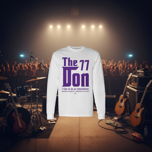 Camiseta de manga larga The 77 Don con estampado morado I Like To Be An Entertainer - Product Image 3