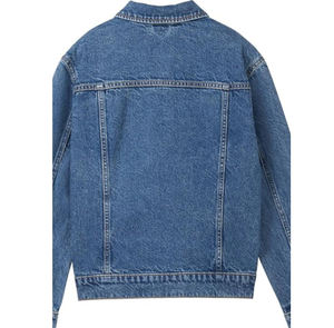 Chaqueta Vaquera Unisex de Manga Larga con Cuello Camisero, Estilo Formal de Primavera, Bordada, 100% Algodón, con Bolsillos - Product Image 2