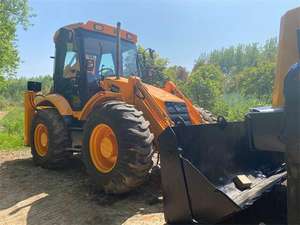 Cargadora de ruedas JCB 4CX usada, equipo pesado con motor, bomba de cojinete de motor, engranaje de caja de cambios, garantía de 1 año; retroexcavadora a la venta - Product Image 4