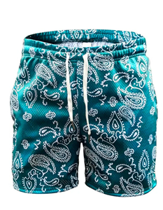 Short en maille décontracté pour homme Vêtements de sport d'été légers et respirants avec cordon de serrage à la taille et poches latérales - Product Image 6