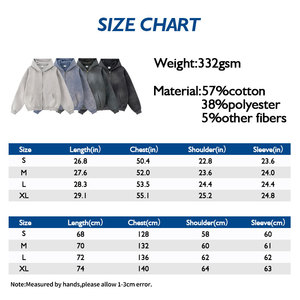 Sudadera con Capucha Personalizada de Alta Gama para Hombre, Chaqueta con Cremallera, Lavado Monkey, Impresión DTG, Sudadera con Capucha de Forro Polar con Cremallera, Sudadera con Capucha Lisa para Hombre - Product Image 4