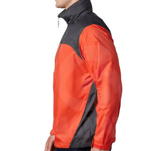 Vestes coupe-vent en toile pour hommes, streetwear d'extérieur, avec design personnalisé, imperméables et logo frontal - Product Image 4