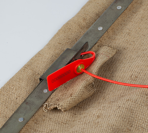 Sello de etiqueta de seguridad ajustable turquesa Arrow V3 con pegatinas - Product Image 6