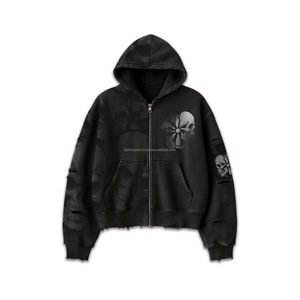 Sudaderas con capucha y sudaderas de alta calidad para hombre, sudadera transpirable de talla grande para hombre, Sudadera con capucha básica de peso pesado con logotipo personalizado - Product Image 6