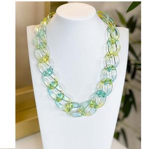 Cadena de Resina de Gran Tamaño, Eslabones de Resina Coloridos para Decoración de Paredes, Separador de Ambientes y Accesorios para Cortinas - Product Image 2