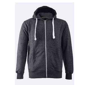 2024 personnalisé haute qualité thermique pull à capuche à manches longues haut décontracté avec fermeture éclair avant pour la saison d'hiver - Product Image 3