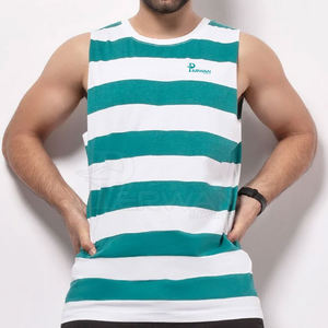 Camiseta sin mangas para hombre de calidad superior, ropa deportiva informal de ajuste holgado para gimnasio - Product Image 1