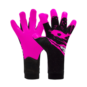 Vente en gros de gants de gardien de but professionnels pour adultes vêtements de sport de couleur unie avec matériaux en caoutchouc latex de cuir pour les sports de plein air - Product Image 6