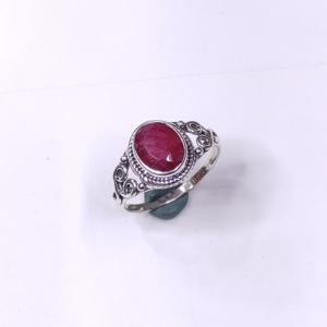 Anillo Boho de Plata de Ley 925 con Engaste de Bisel, Hermoso Diseño Retro, Anillo de Piedra de Nacimiento Curativa Hecho a Mano, Anillo de Declaración, Regalo para Mujer - Product Image 3