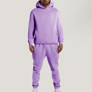 Ensemble de jogging personnalisé pour homme, 100 % coton, imprimé, faible MOQ, sweat à capuche et pantalon de jogging assortis, ensemble vierge 2 pièces - Product Image 5