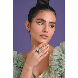 Anillos de Plata de Ley 925 de Primera Calidad para Mujer, Chapados en Oro Rosa y Rodio, con Incrustaciones Elegantes en Forma de Corazón, Modernos, de Acero Inoxidable - Product Image 4