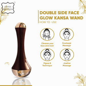 Nuevos productos 2024 Varita de doble cara masajeador facial desintoxicación relajación antienvejecimiento - Product Image 4