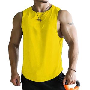 เสื้อกล้ามผู้ชายแห้งเร็ววัสดุตาข่ายโพลีเอสเตอร์ระบายอากาศได้ดีเสื้อยืดบาสเกตบอลออกกำลังกายฟิตเนส - Product Image 6