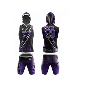 Uniformes de Fútbol Americano para Equipos, Ofertas Directas de Fábrica, Sudadera con Capucha y Pantalones Cortos 7v7 para Niños - Product Image 6