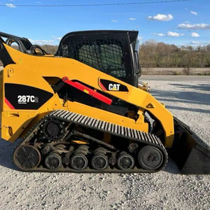 2013 for <b>Cat</b> 287C2 Skid Steer Loader Rearview Backup <b>Camera</b> Joystick Pilot Hand Controls 2 Speed Travel-Used Front Loader - Product Image 5