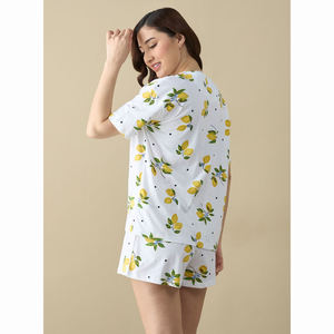 Chemise et short à motif solide et décontracté pour femmes Collection de vente en gros à chaud dans les tailles adultes - Product Image 3