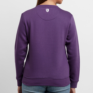 Sweat-shirt d'hiver surdimensionné pour femme 2025 – Qualité supérieure, épaules tombantes, décontracté, tricoté uni, respirant, doublé, imprimé sur le devant - Product Image 2