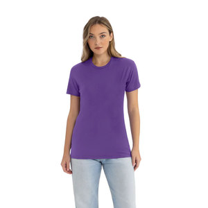T-shirt en coton biologique, jersey CVC doux, Next Level Apparel, tissu premium doux et léger unisexe, T-shirt Purple Rush - Product Image 4