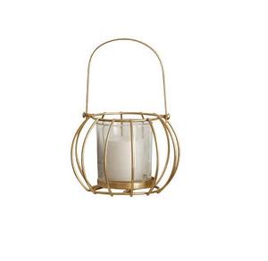 New Design Decorative <b>Brass</b> <b>Lantern</b> in Gold Finished With Geometric Shape for Indoor & Outdoor Decoration - Product Image 1