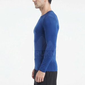 Best Choice <b>Men</b> Compression <b>Shirt</b> Long Sleeve Athletic Wear Quick Dry <b>Stretch</b> Eco-Friendly Customizable Sportswear Workout - Product Image 3