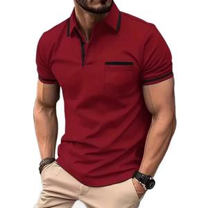 Nouveaux polos élégants à séchage rapide 100% coton en gros Polo décontracté de haute qualité respirant hommes polos T-Shirt - Product Image 1