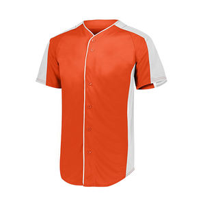 Moda de talla grande transpirable cuarto botón Softball equipo de béisbol Jersey liso rayas ropa deportiva camisas conjuntos estilo - Product Image 5