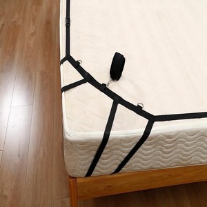 Sangles de retenue pour lit en toile d'araignée - Sangles de bondage renforcées à quatre coins pour adultes - Product Image 2