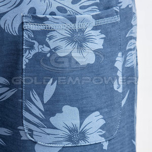 OEM ODM <b>Men</b> Printed <b>Sweat</b> <b>Shorts</b> with Solid Pattern Eco-Friendly 100% Cotton Custom Graphic Artwork Clothing Production Services - Product Image 6
