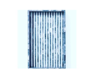 Precio de fábrica directo de alta calidad, bandeja para servir con incrustaciones de hueso, Bandejas para servir con incrustaciones de hueso de mar para uso doméstico - Product Image 1