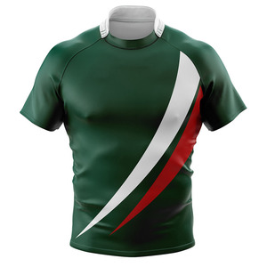 Dernier maillot de rugby personnalisé avec logo par transfert thermique, maillot coloré et pas cher avec technique de sublimation - Product Image 5