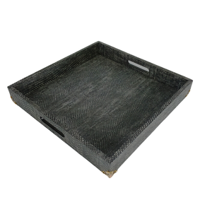 Customized Hotel And Restaurant Use Boa Ottoman Square <b>Trays</b> - Product Image 5