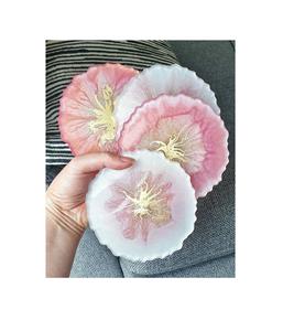 Durable resin coaster perfect for everyday use offering excellent surface <b>protection</b> with visually appealing artwork - Product Image 1