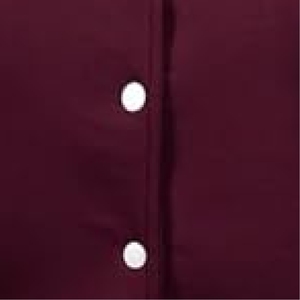 <b>Men</b> Classic mahroon and <b>White</b> Varsity <b>Jacket</b> Authentic Athletic Letterman Bomber with Striped Trim - Product Image 5