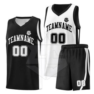 Venta al por mayor de servicio OEM uniformes de baloncesto reversibles para la venta al por mayor mejor precio uniforme de baloncesto Reversible - Product Image 1