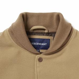 OEM แจ็คเก็ตหนังแขนสองสีบางสำหรับผู้ชาย, แจ็คเก็ตปักลายสไตล์สตรีทแจ็กเก็ตฤดูหนาว - Product Image 3