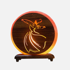 100% naturel Premium qualité Himalaya rose sel lampe haute qualité maison décorative sculpté lettre Style OEM vente en gros Pakistan - Product Image 1