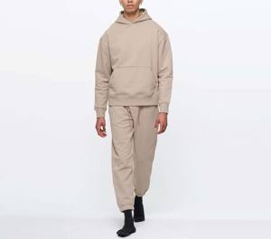 เสื้อมีฮู้ดและเสื้อกันหนาวของผู้ชายชุดวิ่งกางเกงคาร์โก้กางเกงวอร์มใส่ได้ทั้งชายและหญิงชุด2ชิ้นขายส่ง - Product Image 3