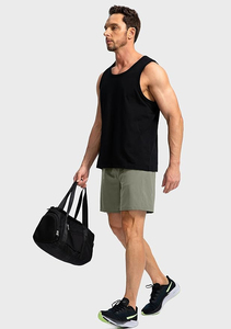 กางเกงขาสั้นวิ่งของผู้ชายดีไซน์แบบสั่งทำมีกระเป๋ามีซิป7นิ้วน้ำหนักเบาแห้งเร็วยิมกางเกงกีฬา - Product Image 4