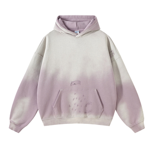 Sudadera con Capucha de Moda Y2k con Estampado Negro para Hombre, Sudadera Personalizada de Estilo Urbano, Sudadera con Capucha Lavada al Ácido para Hombre - Product Image 3