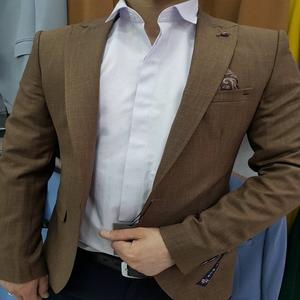 Trajes de Hombre Personalizados de Negocios, Trajes Elegantes de Corte Regular con Solapa de Chal, Blazers para Hombre de Primera Calidad - Product Image 3