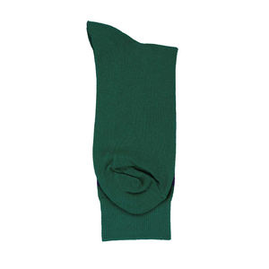 Ropa de calle Tela suave ligera Antiarrugas Color verde Absorbe la humedad Calcetines cómodos elásticos para hombres - Product Image 3
