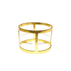 Porte-serviette en or brillant pour table à manger élégante Événements de mariage Utilisation dans un hôtel Look classique et sophistiqué - Product Image 3