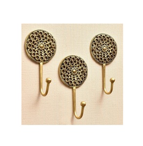 Brass <b>Hanger</b> Hook Antique Brass <b>Key</b> Holder Hooks Home <b>Wall</b> <b>Hanger</b> Home and Farmhouse Decor at Wholesale Price - Product Image 3