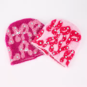 Nouvelle arrivée luxe designer hiver chapeaux mode chaud tricoté Beanie chapeaux célèbre marque hiver chaud unisexe bonnet chapeau - Product Image 1